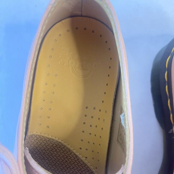 Dr. Martens 24256 Virginia Beige Pink Oxford Shoes Women's Size 7 - Picture 7 of 16